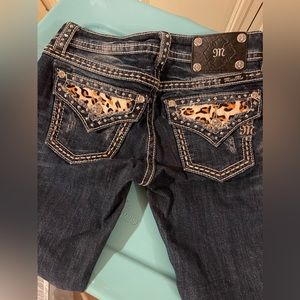 Jeans Miss me animal print inseam 32